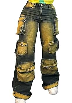 EZKATON正規品★24SS★Yellow Sandy Wide Denim Pants EZKATON】24SS☆ Yellow Sandy Wide Denim Pants EZKATON正規品